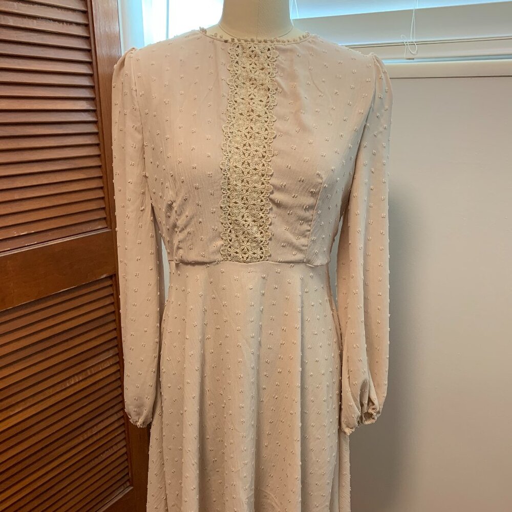 Tan Lace Dress NWOT